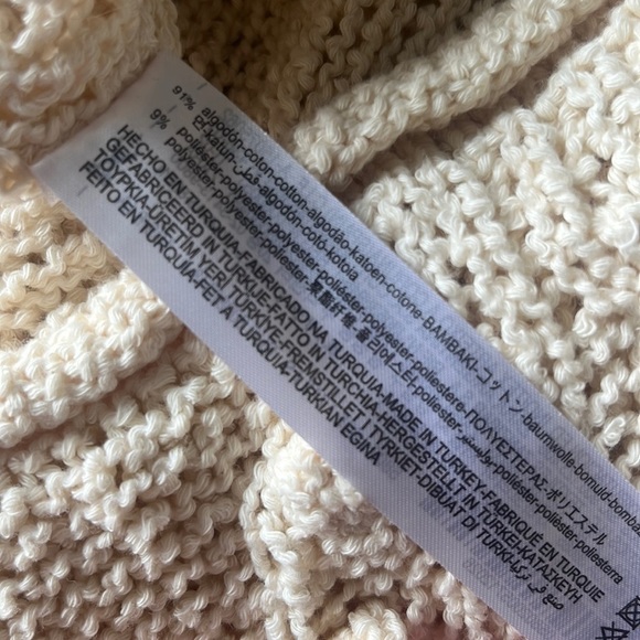 Zara Cream Crochet Knit Pullover Sweater - Picture 5 of 5